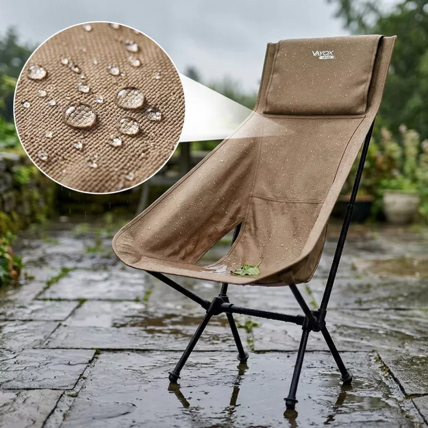 Kempinga krēsls &bdquo;Relax&ldquo;, liels 90x60x97 cm VA0431 Vayox