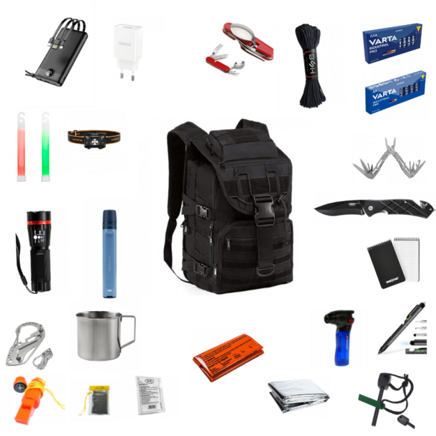 Survival backpack  Escape Kit 