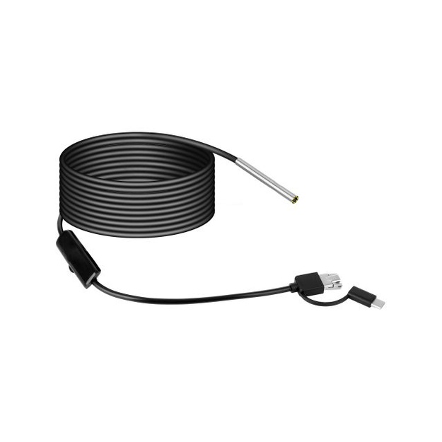 Портативный эндоскоп бороскоп для телефона 3.9мм HD, Type-C / USB