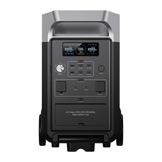 Pārnēsājamā elektrostacija FOSSIBOT F3600 Pro, 3600W (melna)