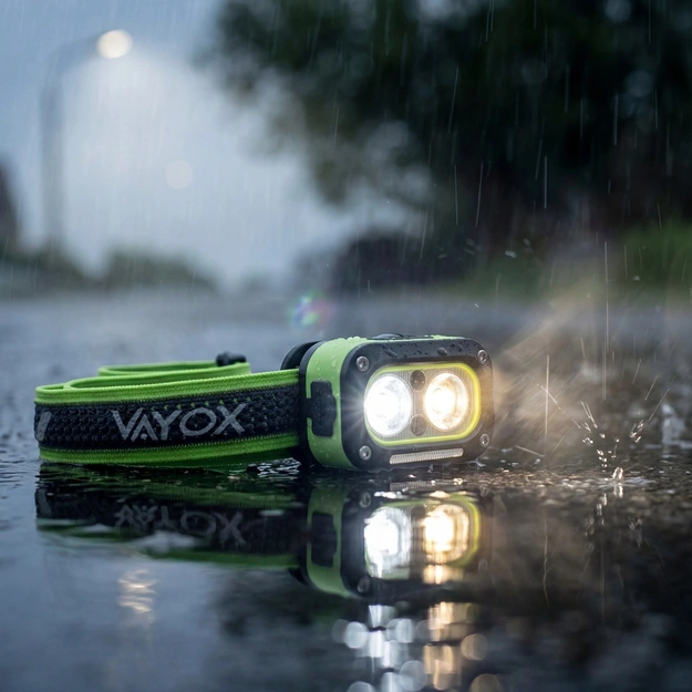 Rechargeable headlamp 2x5W 450lm 800mAh VA0453 Vayox