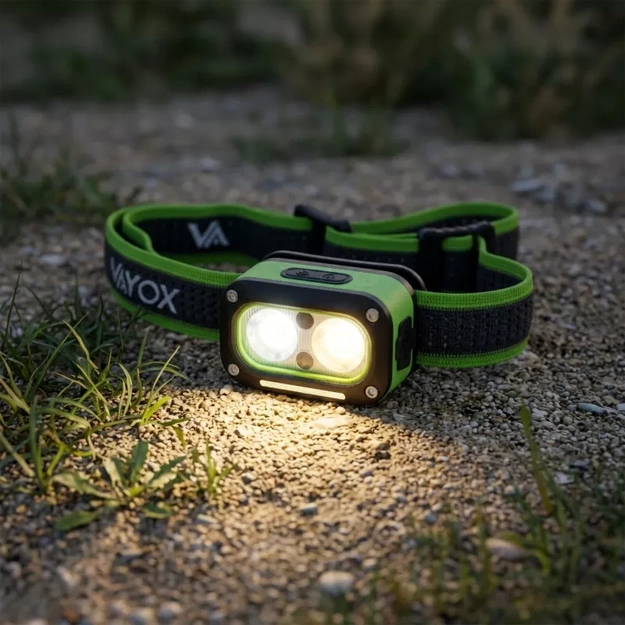 Rechargeable headlamp 2x5W 450lm 800mAh VA0453 Vayox
