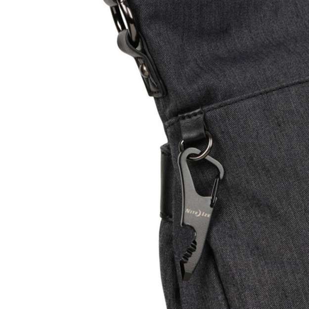 Nite Ize &ndash; DoohicKey ClipKey instrumentu komplekta karabīne &ndash; tērauds &ndash; melna &ndash; KMTCK-01-R3