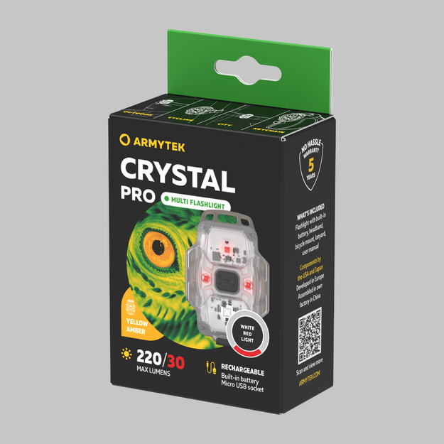 Фонарик Armytek Crystal Pro, желтый, F07101Y