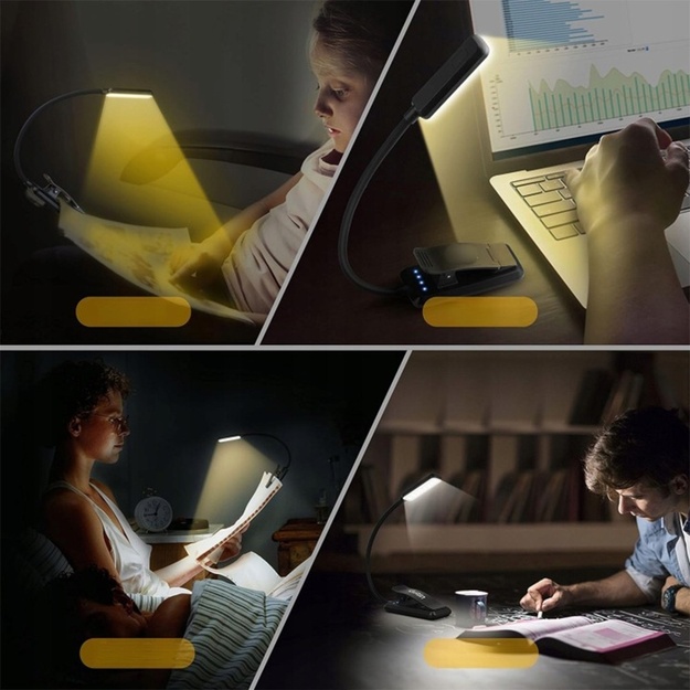 LED lasī&scaron;anas lampa ar skavu