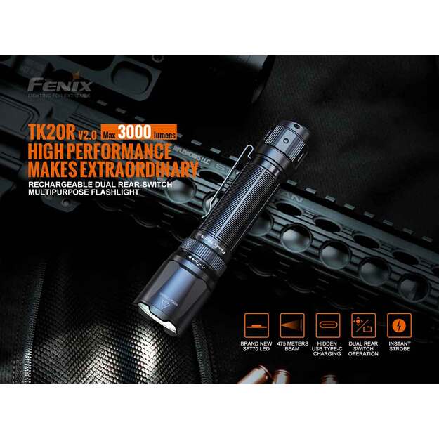 Flashlight Fenix TK20R V2.0