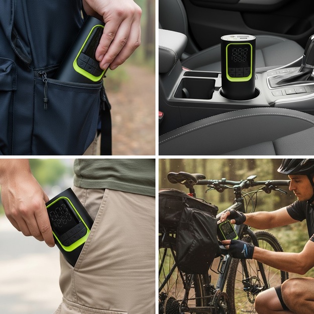 Rechargeable Air Pump with Powerbank Function 8000 mAh, VAYOX VA0410