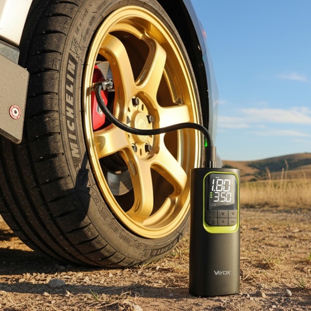 Rechargeable Air Pump with Powerbank Function 8000 mAh, VAYOX VA0410