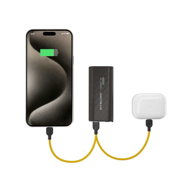 Nitecore SUMMITAIR 8000mAh ārējā baterija powerbank, izturīga pret aukstumu