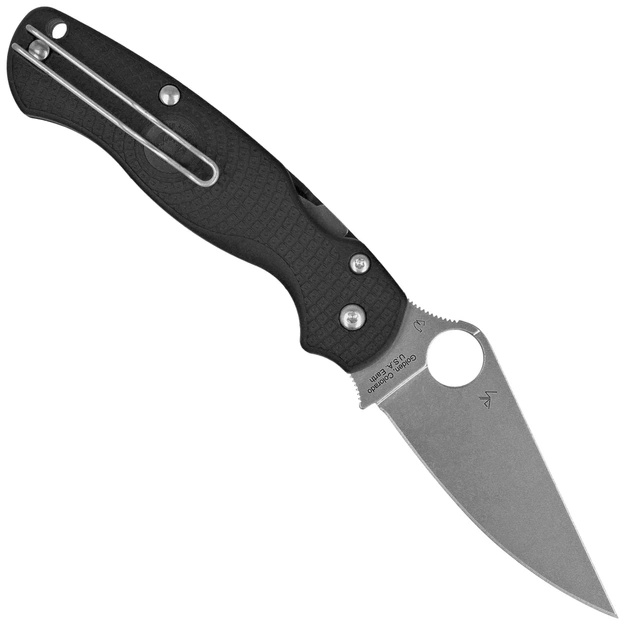 Spyderco Para Military 2 CTS BD1N saliekamais nazis C81PBK2 (Black FRN, Satin)