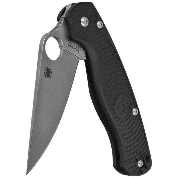 Spyderco Para Military 2 CTS BD1N saliekamais nazis C81PBK2 (Black FRN, Satin)