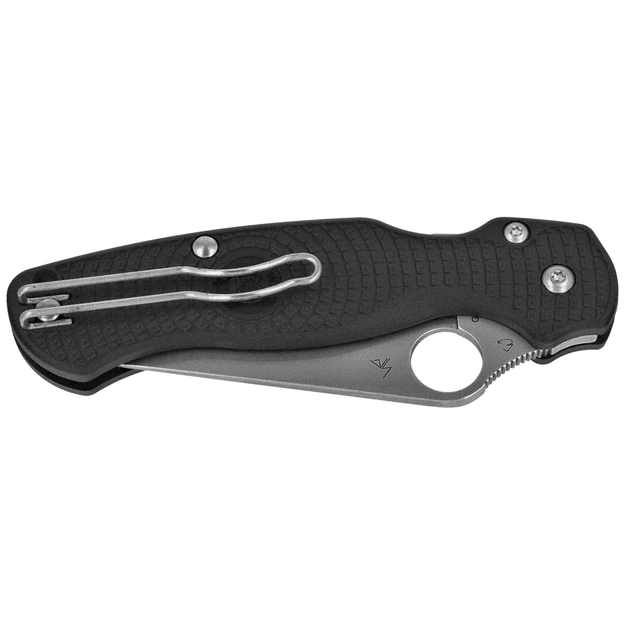 Spyderco Para Military 2 CTS BD1N saliekamais nazis C81PBK2 (Black FRN, Satin)
