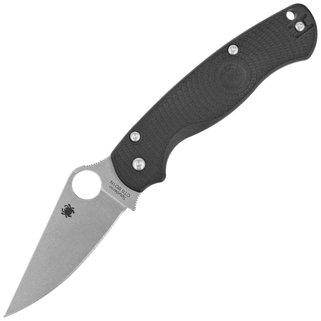 Spyderco Para Military 2 CTS BD1N saliekamais nazis C81PBK2 (Black FRN, Satin)