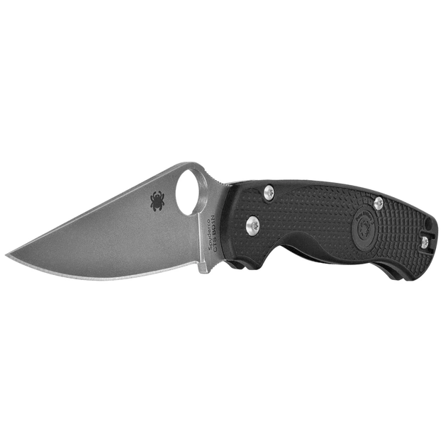 Spyderco Para Military 2 CTS BD1N saliekamais nazis C81PBK2 (Black FRN, Satin)