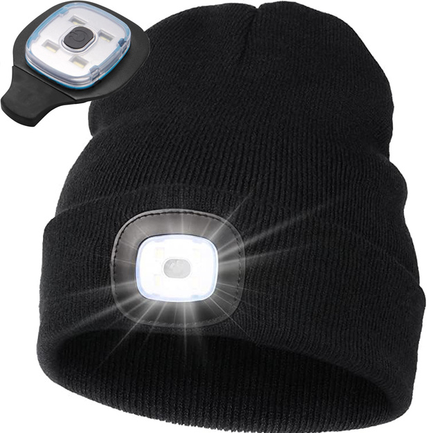 Cepure ar USB lukturīti