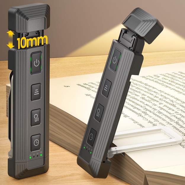 Izvelkamā grāmatu gaisma Glocusent GLCSNTA2601 USB 500mAh Grey