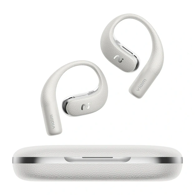 VIAIM Open Note AI Earbuds with Voice Recorder (Gray)