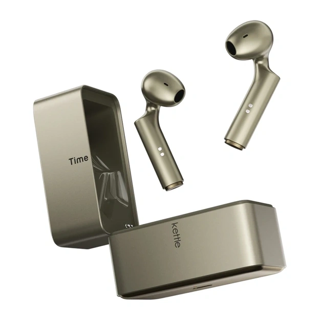 TimeKettle W4 Plus TWS Translation Earbuds (Gold)
