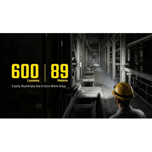 Fokusējams galvas lukturis &bdquo;Nitecore NWH20 UHE&ldquo;, 600 lm