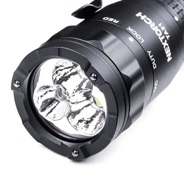 Taktisks lukturis &bdquo;Nextorch TA21&ldquo;, 1300 lm, balta un sarkana gaisma