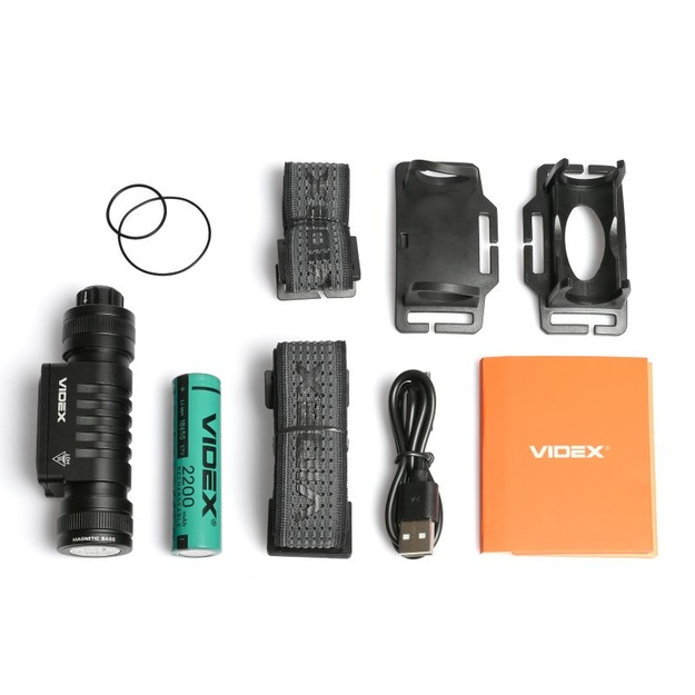 Светодиодный налобный фонарь Videx VLF-H066A 2000Lm
