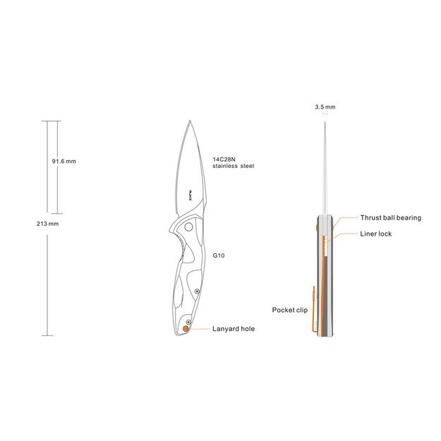 Ruike Fang knife P105-Q