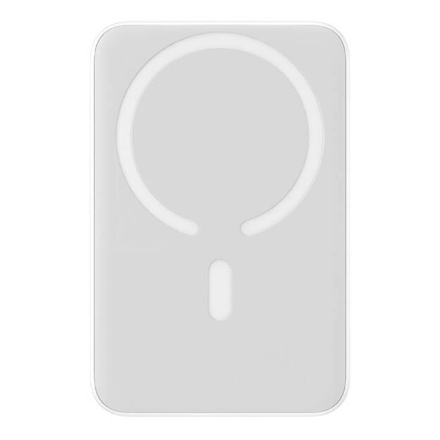 Аккумулятор Baseus Magnetic, 10000 мАч, USB-C 20 Вт, MagSafe (белый)