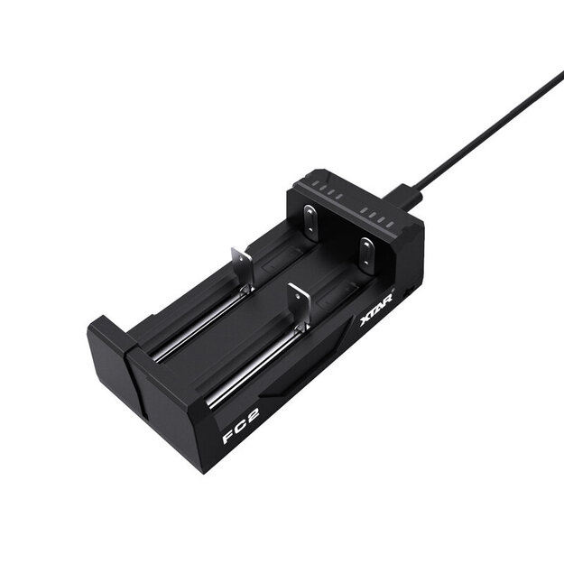 XTAR FC2 lādētājs Li-Ion un NiMh / NiCd akumulatoriem