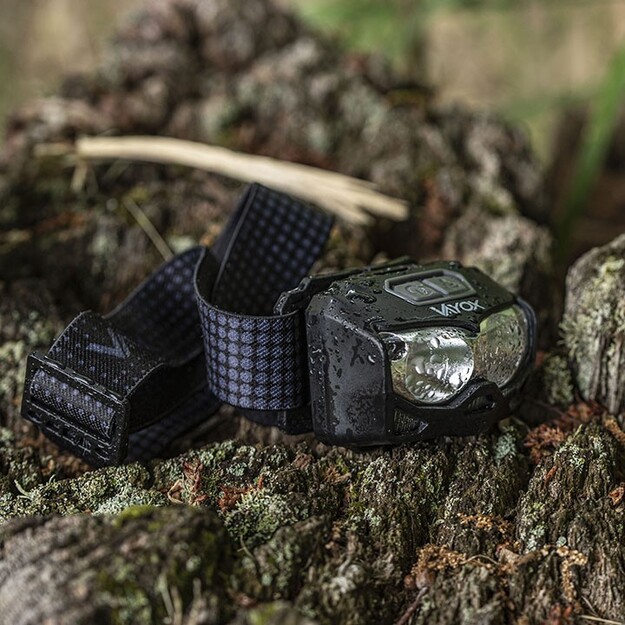 VAYOX uzlādējama galvas lampa ar kustības detektoru 500lm VA0078