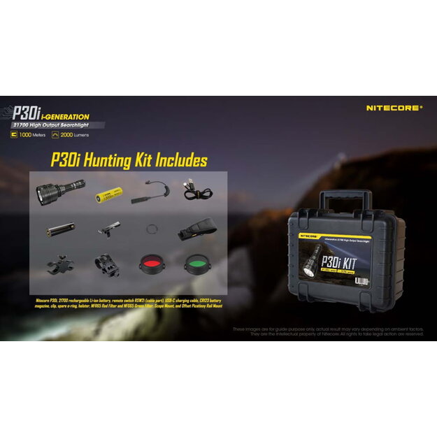 Nitecore P30i Huntig KIT Flashlight
