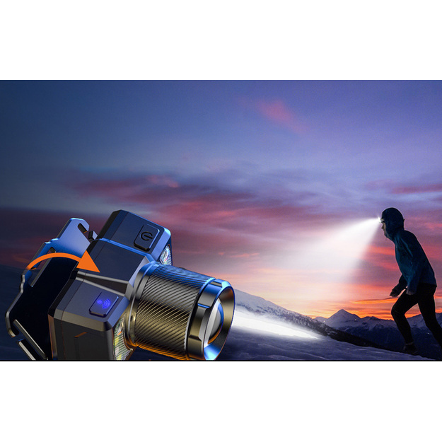 Superfire HL25 lukturītis, 700lm, USB-C