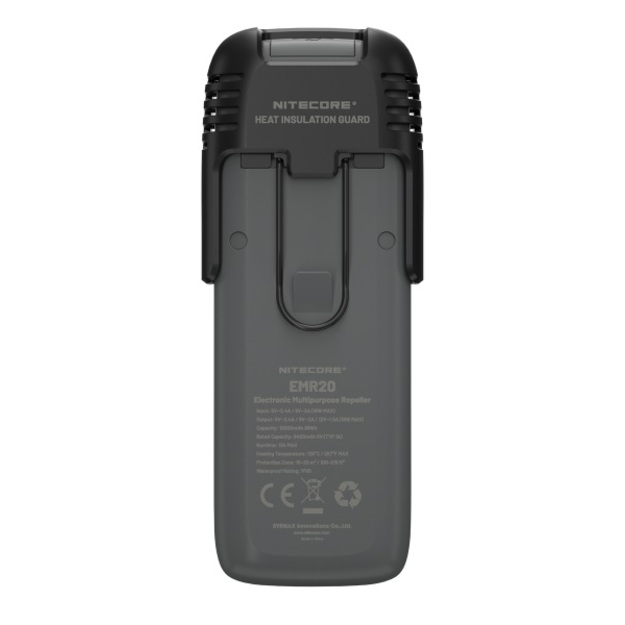 Nitecore EMR20 - moskītu atbaidītājs ar integrētu bateriju komplektu
