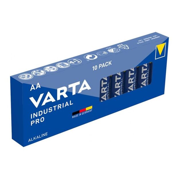 Батарейки VARTA AA/LR6 Industrial PRO, 10 шт.