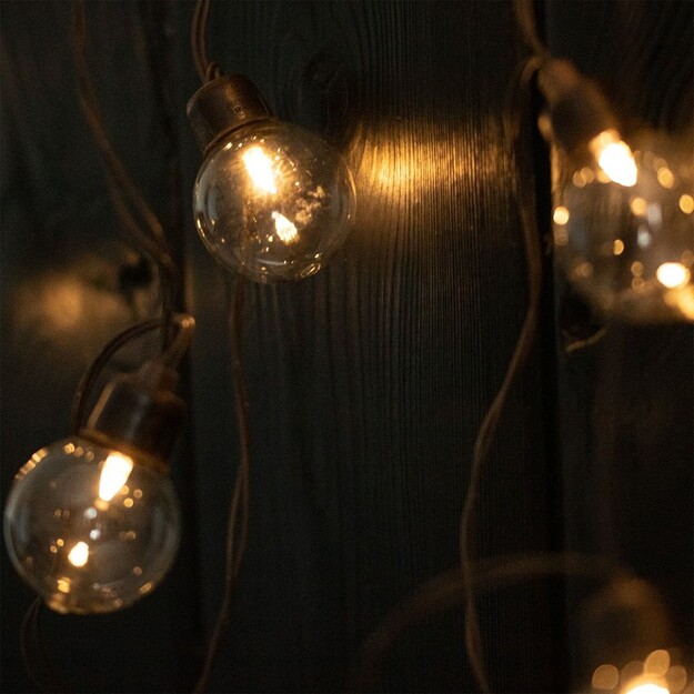 GLADI 2 30LED G40 10,6 m āra spuldžu virtene ar saules paneli