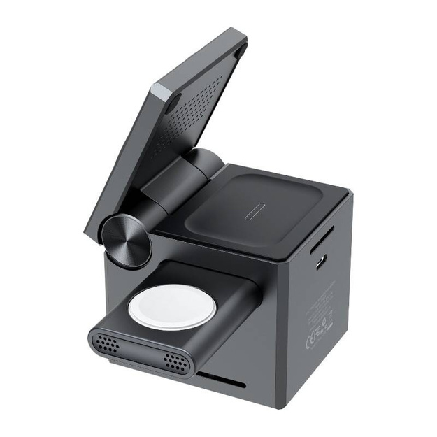 Choetech T632-F 3-in-1 15 W indukcijas lādētājs (melns)