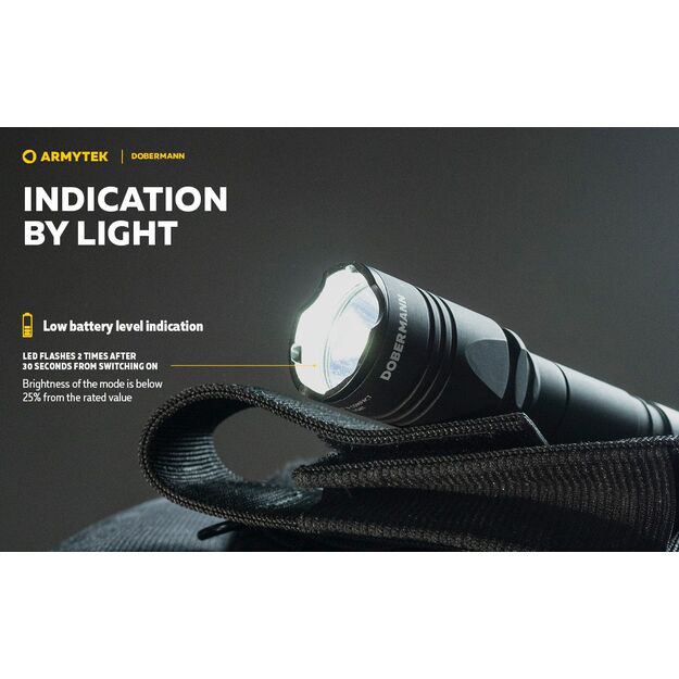Armytek Dobermann 1000 lūmena 381 m medību komplekts