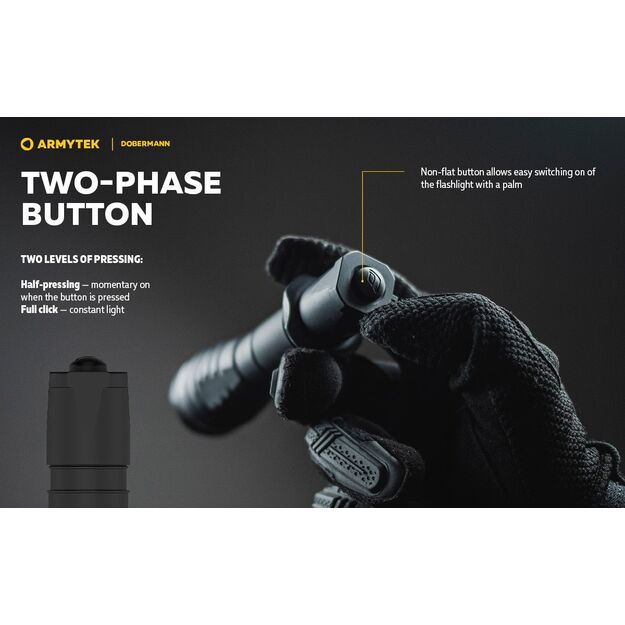 Armytek Dobermann 1000 lūmena 381 m medību komplekts
