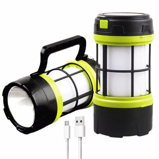 Tourist lamp with solar panel