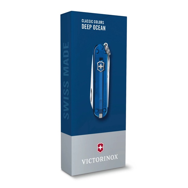 Карманный нож Victorinox CLASSIC SD TRANSPARENT COLORS 0.6223.T2G Deep Ocean
