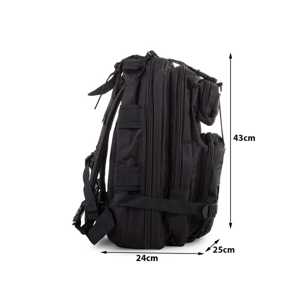 Taktiskā mugursoma 30L Black