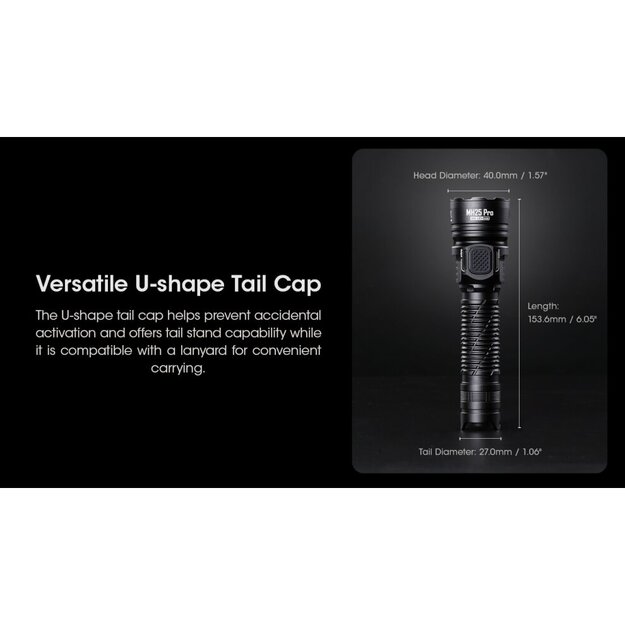 Nitecore MH25 PRO flashlight 3300lm