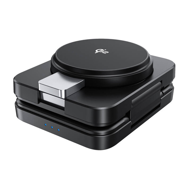 Choetech Qi2 salokāms 3-in-1 magnētiskais lādētājs