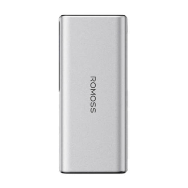 Romoss PPU20 20000mAh 130W baro&scaron;anas bloks (sudraba krāsā)