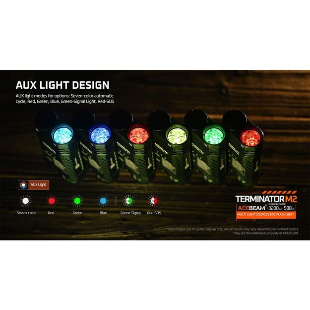 AceBeam Terminator M2 flashlight 2000lm