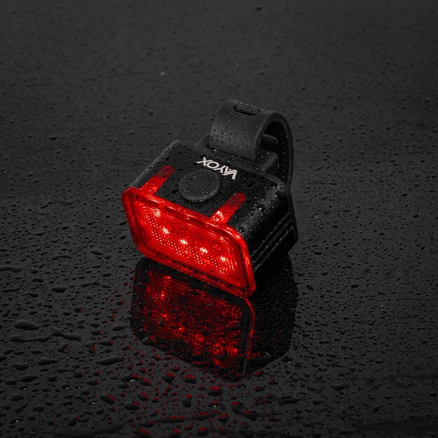 Vayox aizmugurējā velosipēda gaisma 300lm 16*LED USB-C VA0152