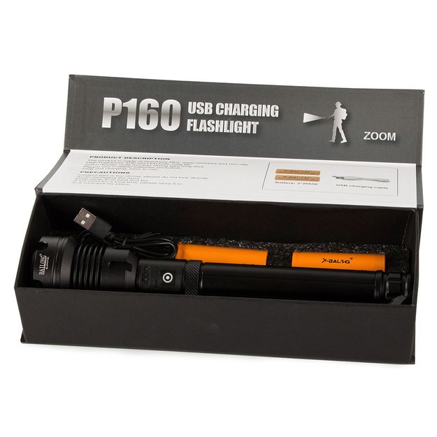 LED flashlight XHP160 COB