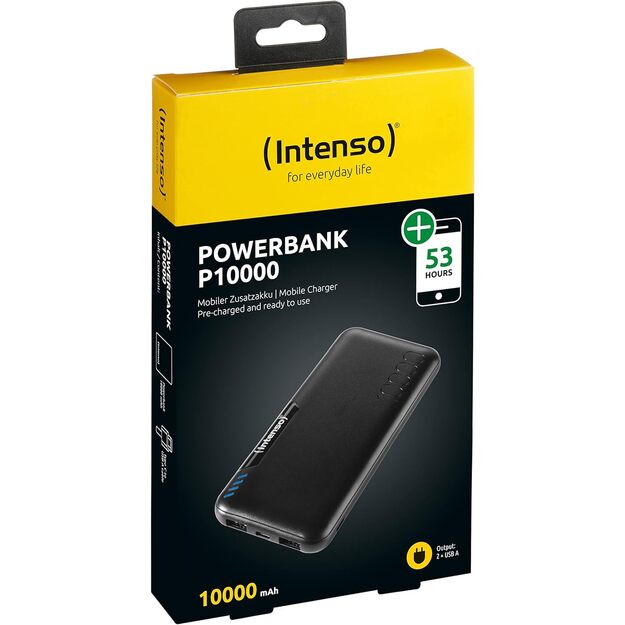 Intenso Powerbank USB P10000mah Black 7332431