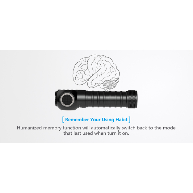 Rankinis ir ant galvos žibintuvėlis viename korpuse H3R