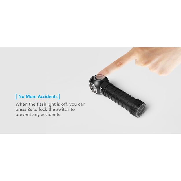 Rankinis ir ant galvos žibintuvėlis viename korpuse H3R