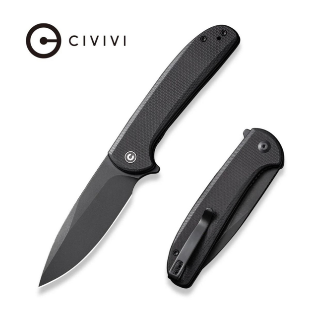 Civivi Primitrox saliekamais nazis G10 Black Stonewashed Nitro-V (C23005A-2)